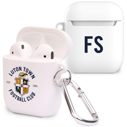 Personalised Luton Town FC Initials Airpod Case.