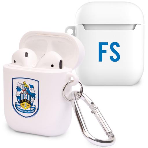 Personalised Huddersfield Town AFC Initials Airpod Case.