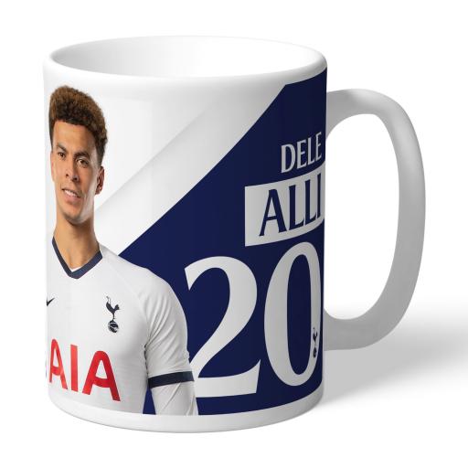Personalised Tottenham Hotspur Alli Autograph Mug.