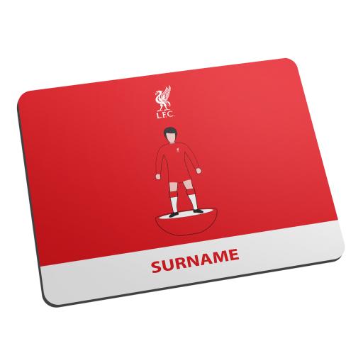 Personalised Liverpool FC Player Figure Mouse Mat.