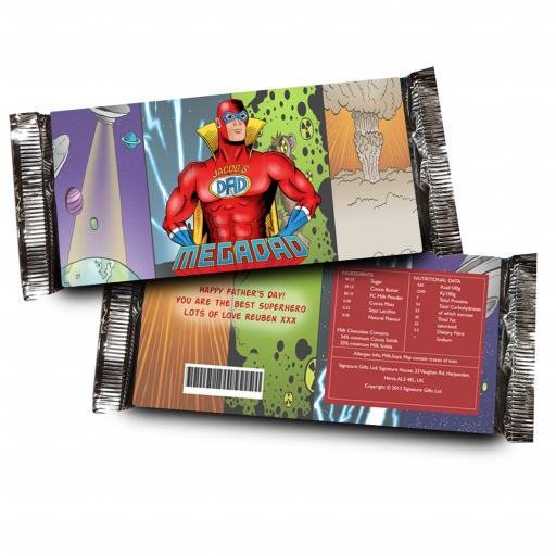 Personalised MegaDad Chocolate Bar