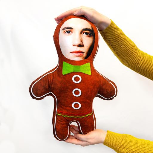 Personalised Mini Me -  Gingerbread - MINI ME Doll - Upload Photo.