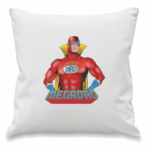 Personalised Megadad Cushion Cover.