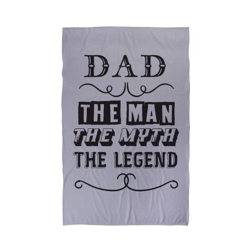 Personalised The Man The Myth - Beach Towel.