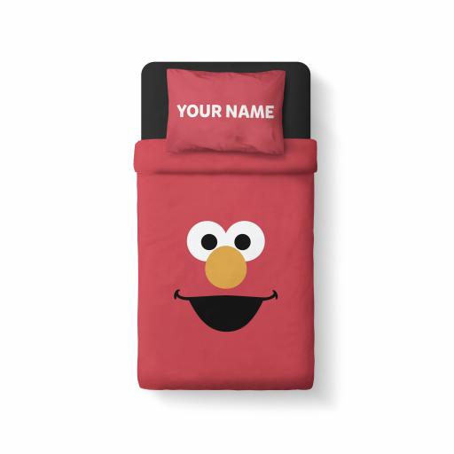 Personalised Sesame Street - Features Elmo - Bedding.