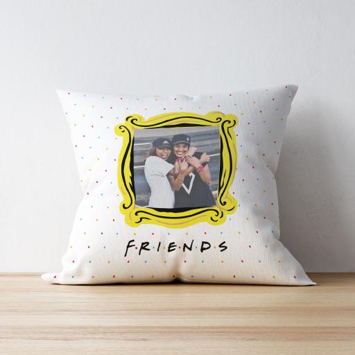 Personalised Friends Forever Photo Upload Cushion.
