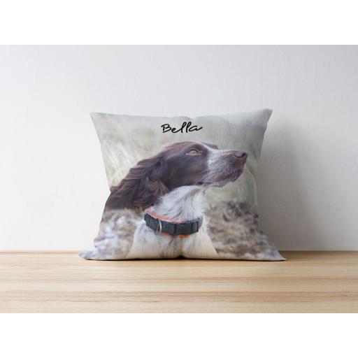 Personalised Dog Cushion - Different Colours!
