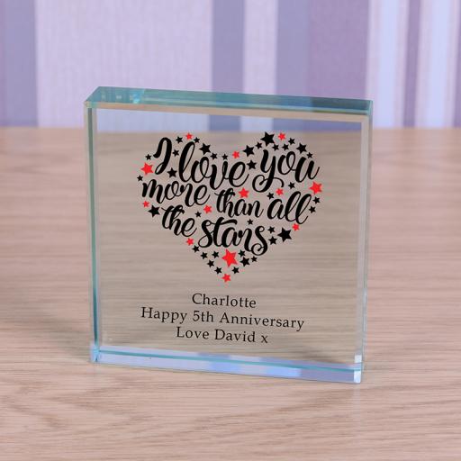 Personalised Glass Token - All the Stars