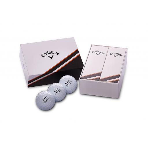 Personalised Callaway Chrome Soft 20 - Half Dozen Box - Golf Balls