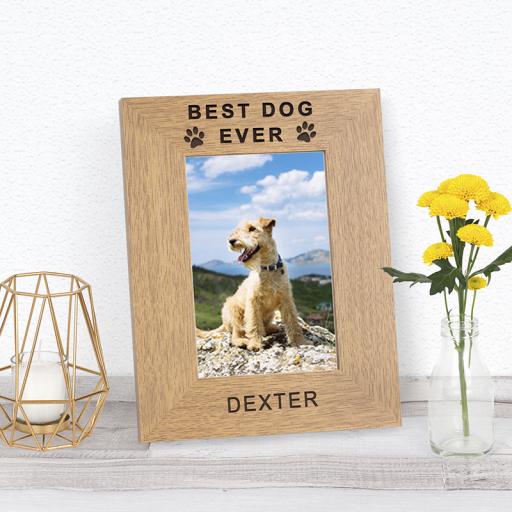 Personalised Best Pet Ever Photo Frame