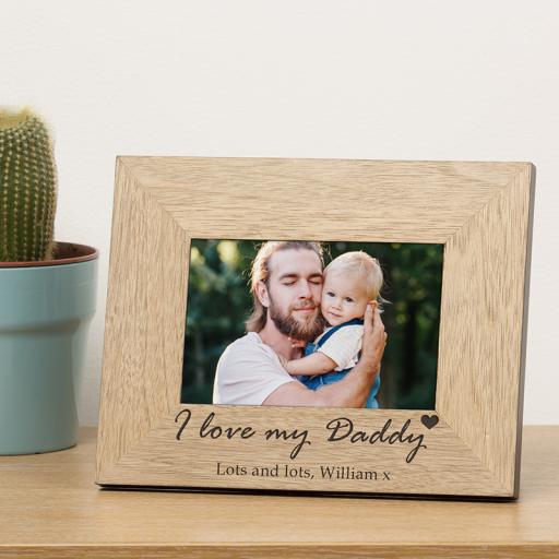 Personalised I Love My Daddy Photo Frame