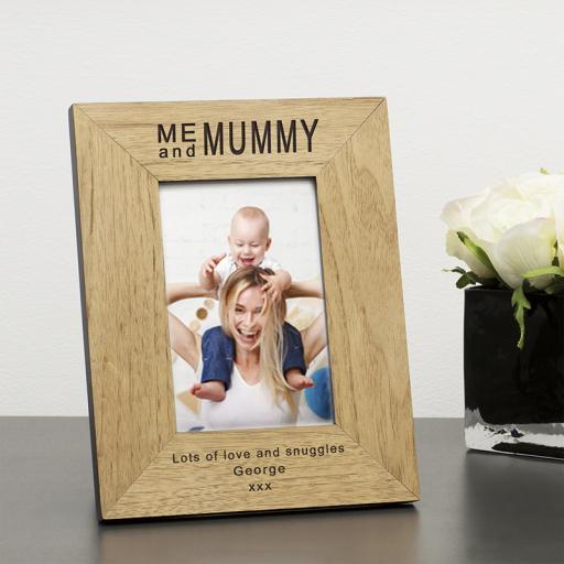 Personalised Me and Mummy Photo Frame