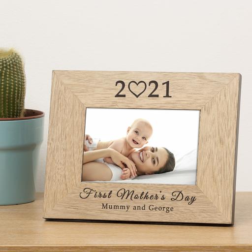 Personalised First Mother's Day Photo Frame