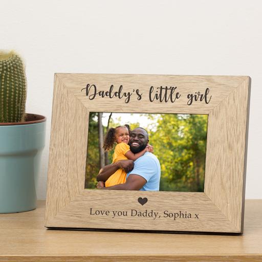 Personalised Daddy's Little Girl Photo Frame
