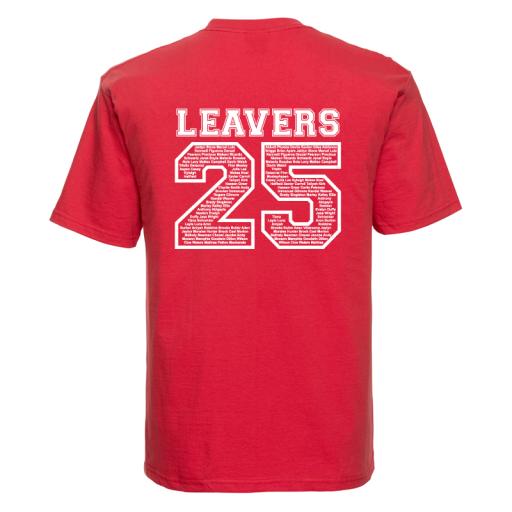 Lee Chapel School 2025 Leavers t-shirt